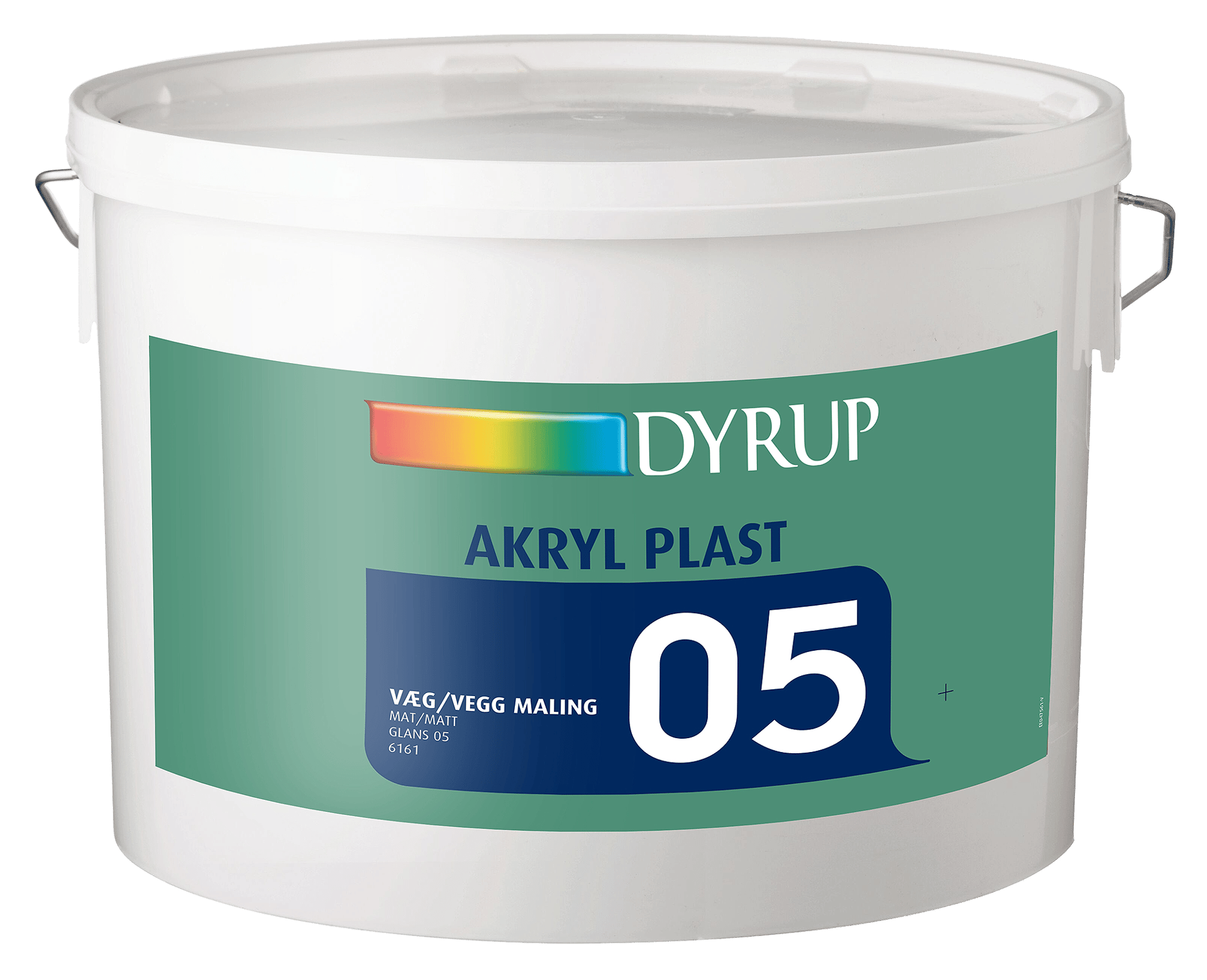 9026312 DYRUP AKRYL PLAST VÆG 05 HVID