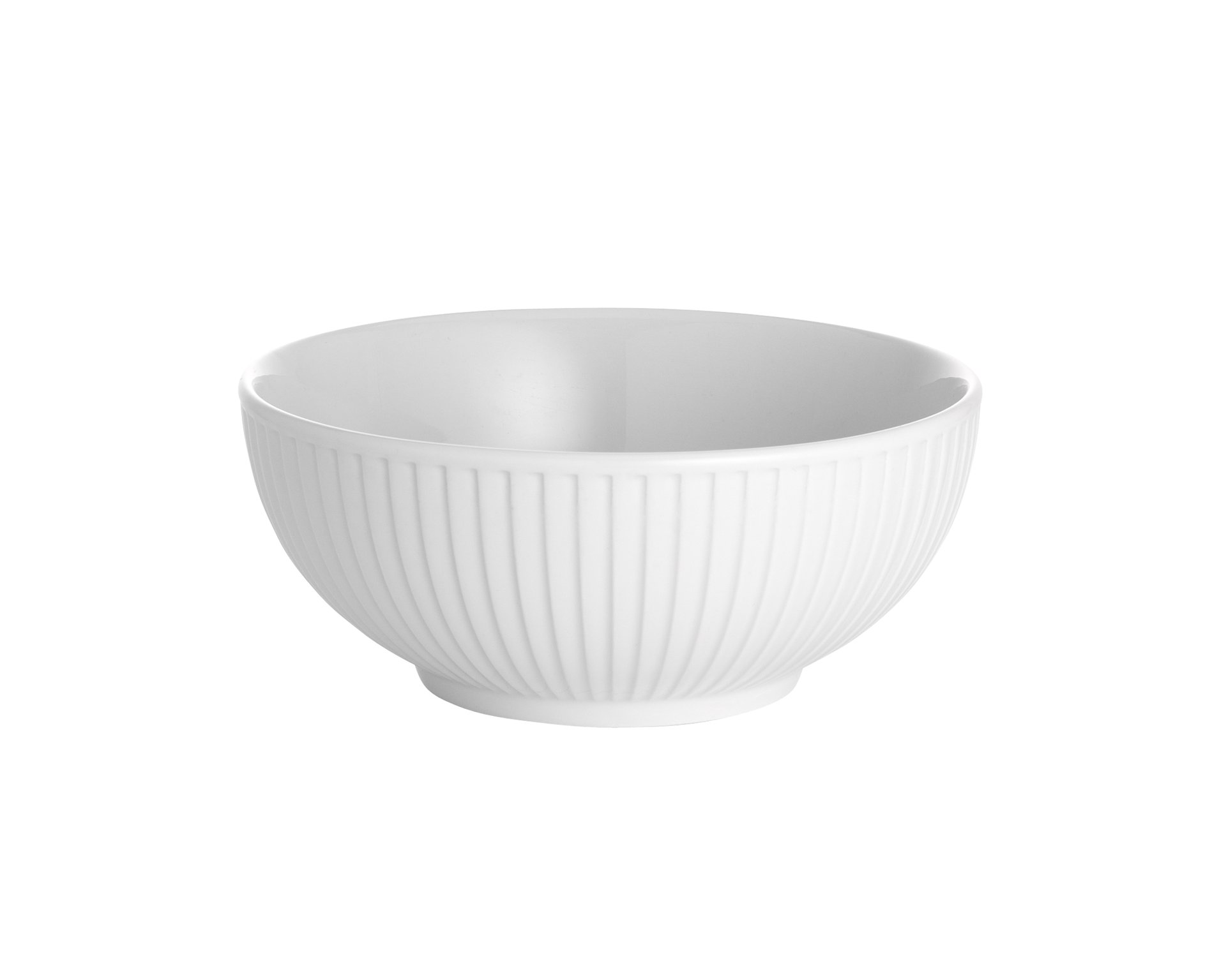 9038331 PLISSE SKÅL 15CM 60CL HVID