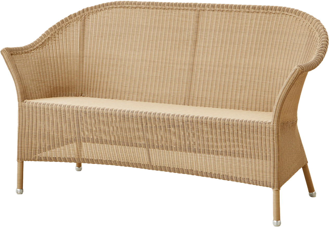 9099579 CANE LINE LANSING SOFA NATUR