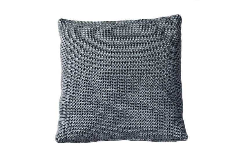 9111426 CANE LINE DIVINE PYNTEPUDE 50X50X12CM GRÅ SELECTED PP STOF