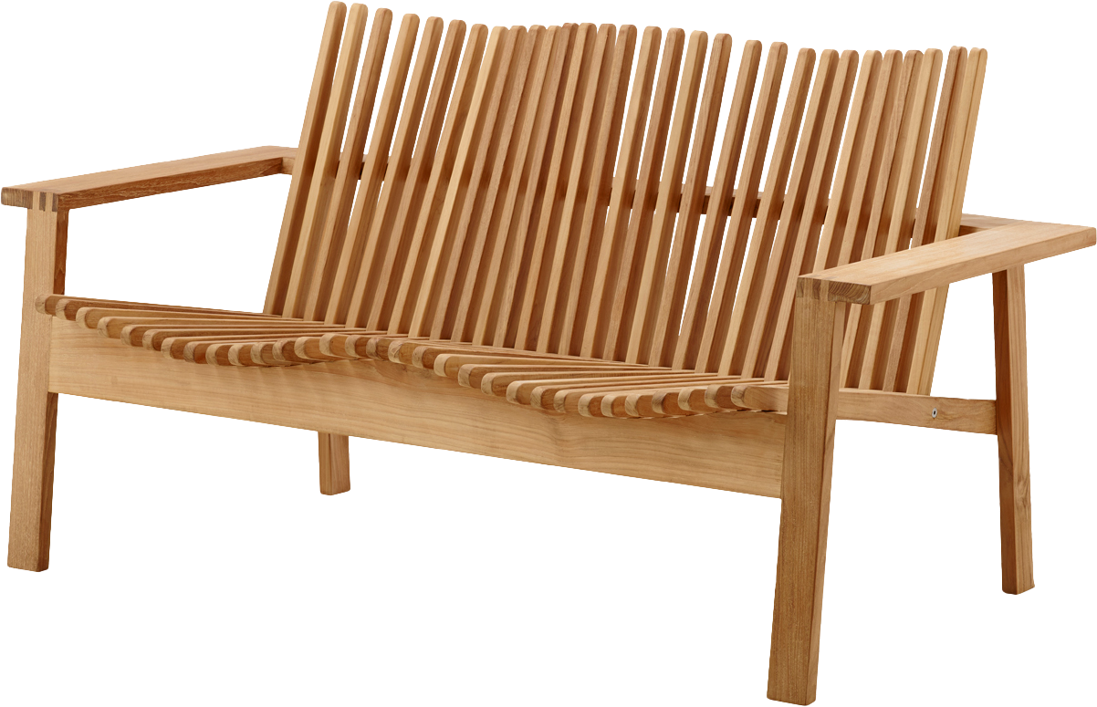 9111439 CANE LINE AMAZE SOFA TEAK