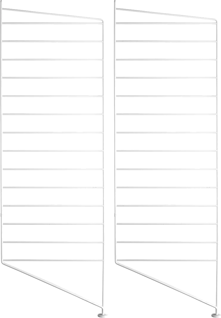 9113527 STRING GULVGAVL 85X30CM HVID