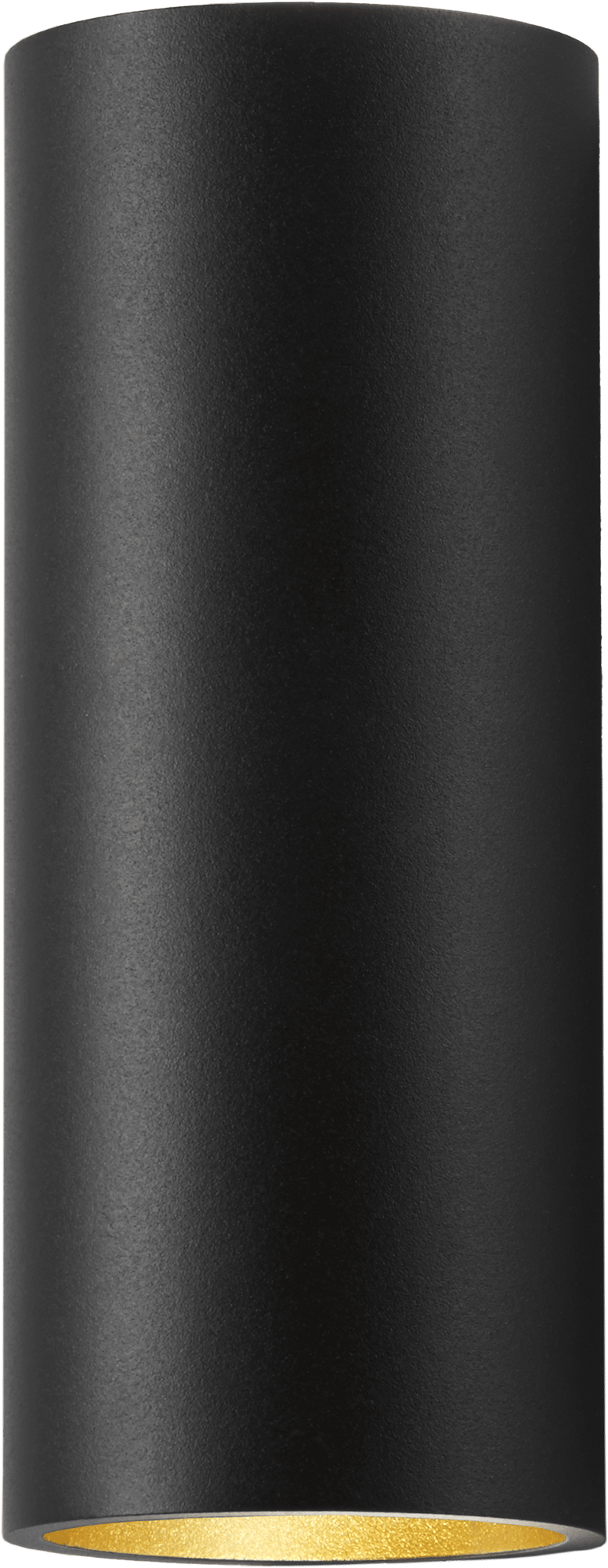 9113592 ZERO W2 VÆGLAMPE SORTGULD