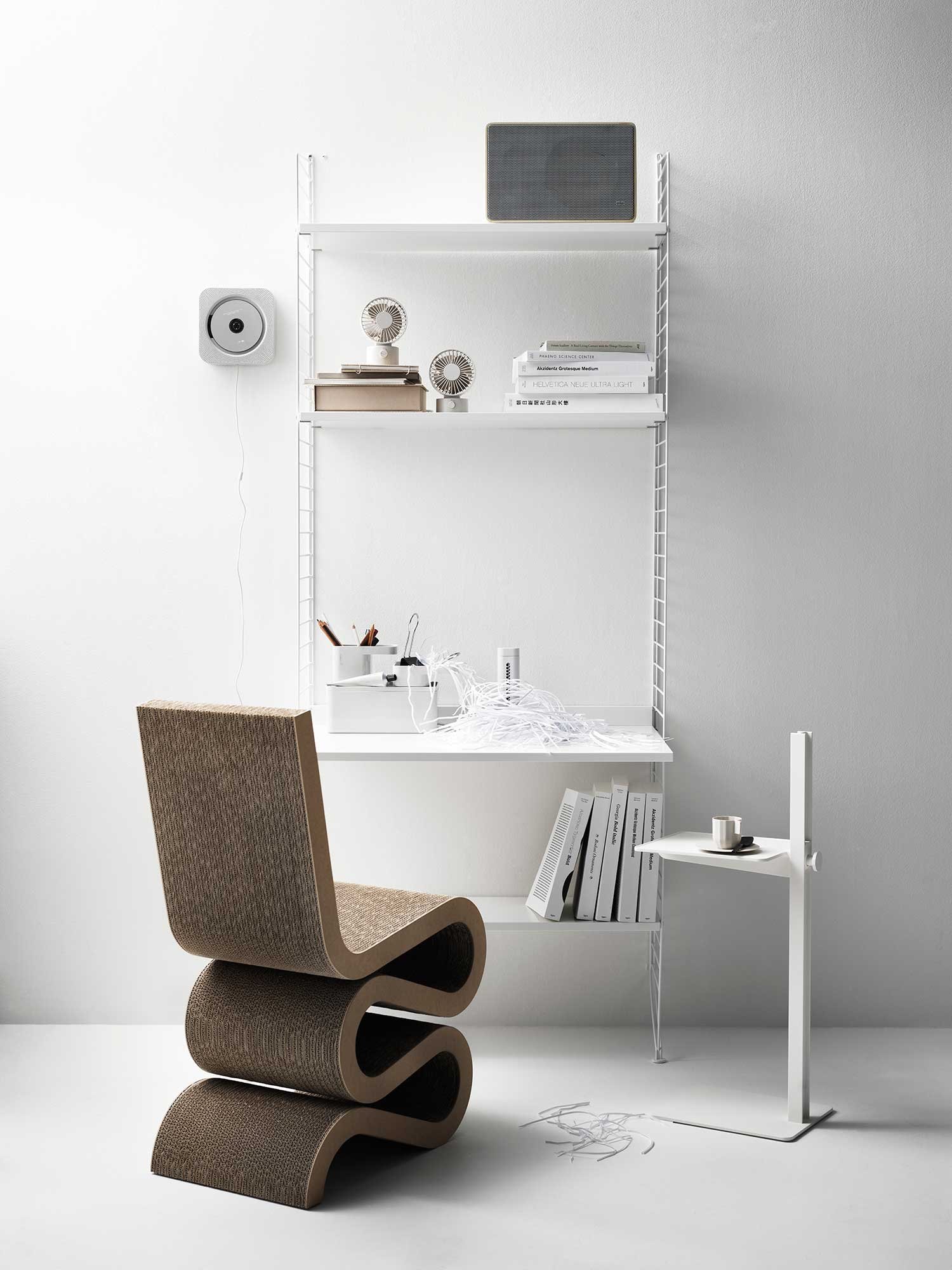 9114971 STRING GULVGAVL 115X30CM HVID 2