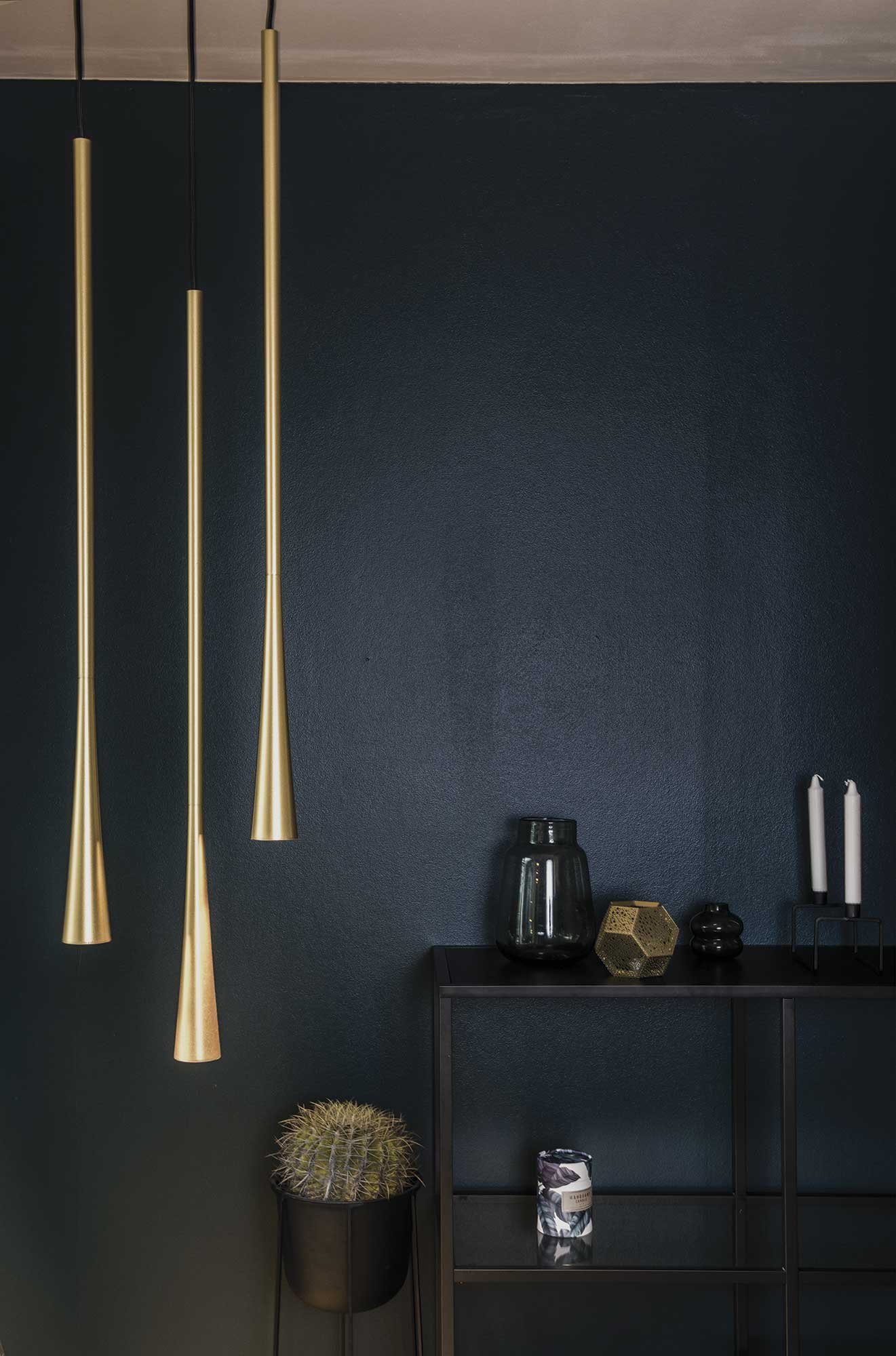 9116357 DROP S1 LED PENDEL 60CM GULD 2