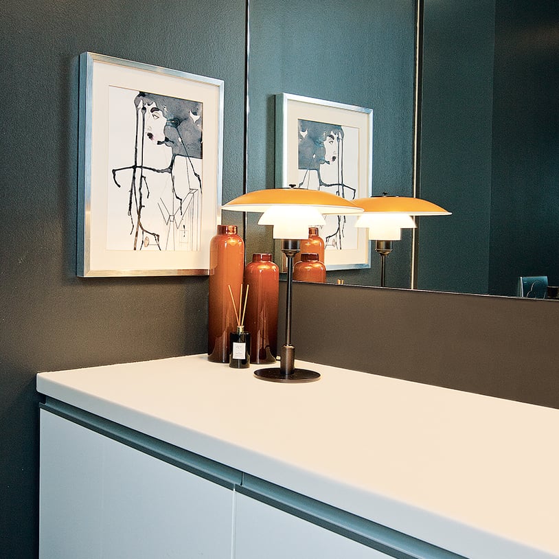 9116372 LP PH 3½ 2½ BORDLAMPE GUL 6