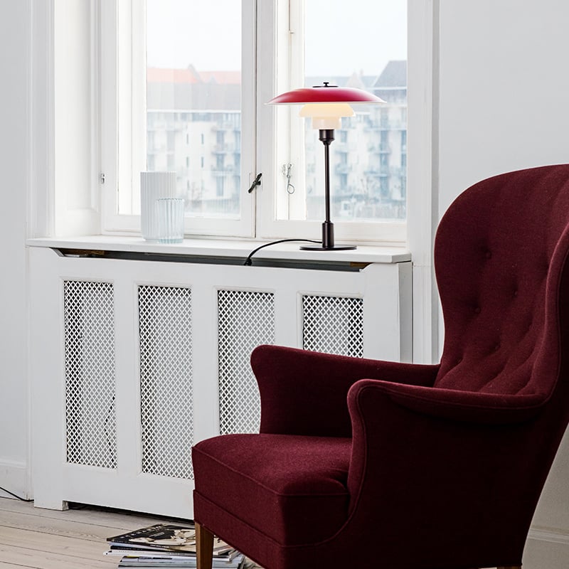 9116374 LP PH 3½ 2½ BORDLAMPE RØD 2