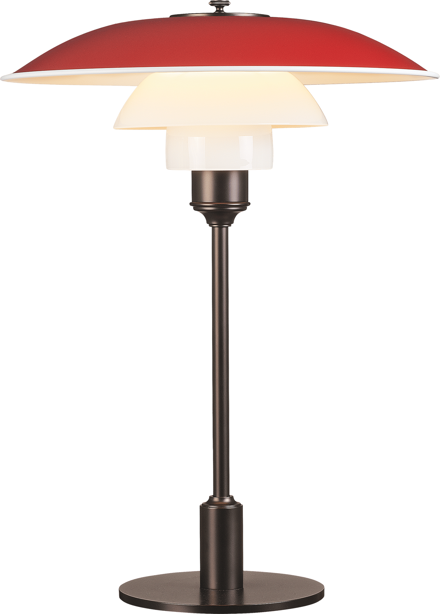 9116374 LP PH 3½ 2½ BORDLAMPE RØD