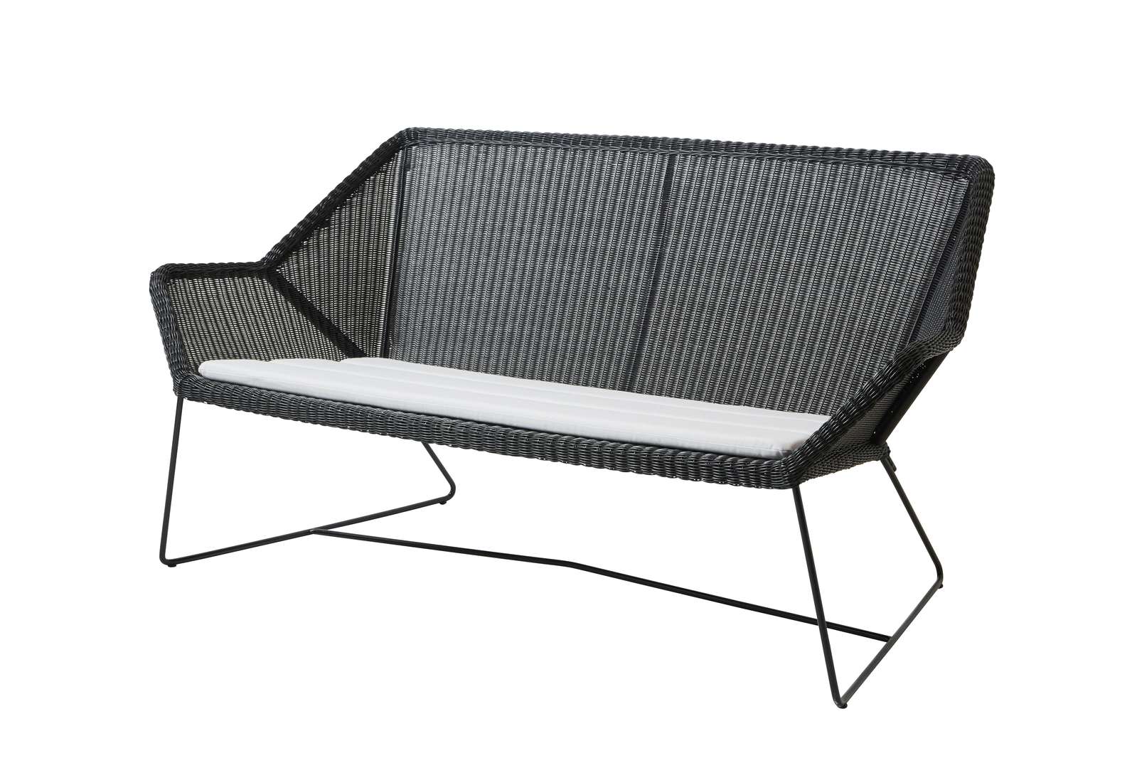 9116558 CANE LINE BREEZE HYNDE T BREEZE LOUNGSOFA HVID SUNBRELLA NATTE