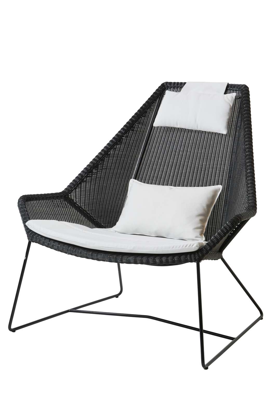 9116560 CANE LINE BREEZE HYNDESÆT T BREEZE HIGHBACK STOL HVID SUNBRELLA NATTE