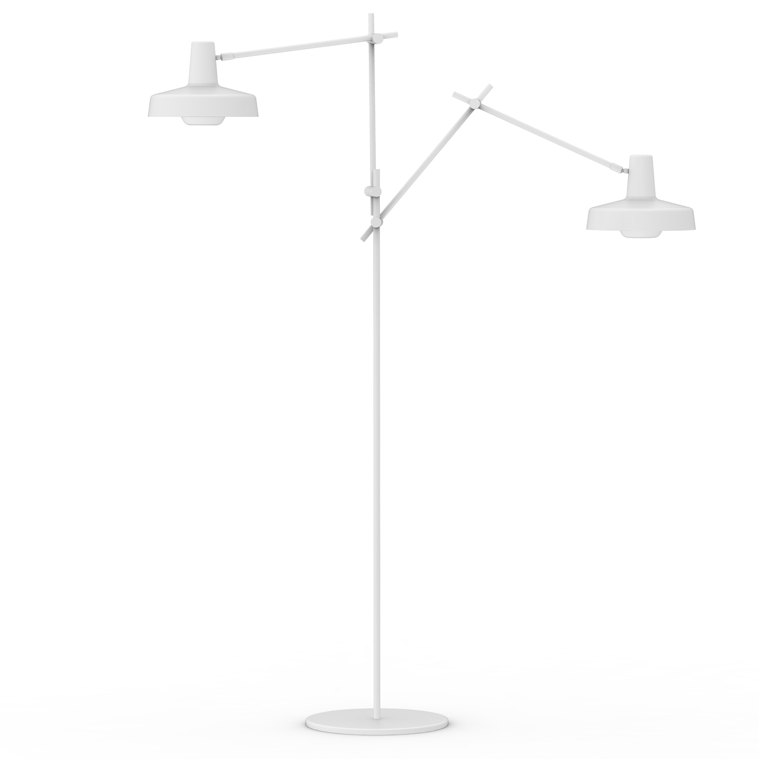 9116654 ARIGATO GULVLAMPE 2 HVID