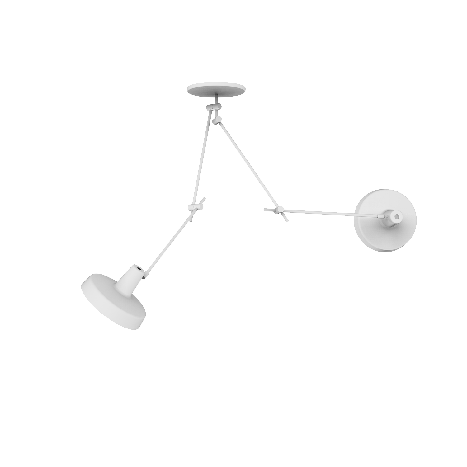 9116656 ARIGATO LOFTLAMPE 2 HVID