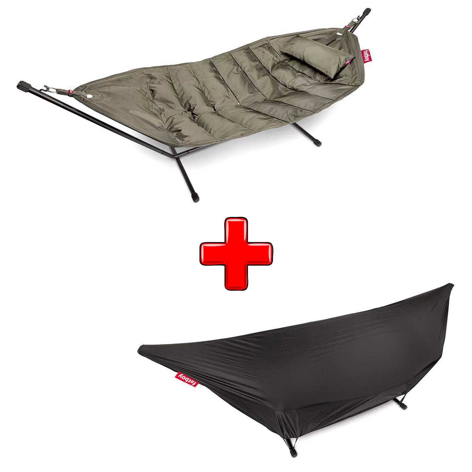 9117787 FATBOY HEADDEMOCK DELUXE TAUPE HÆNGEKØJE