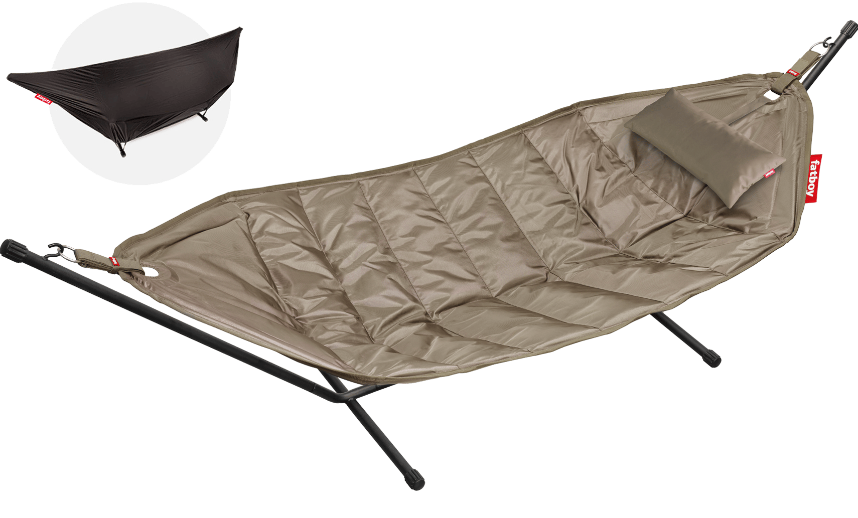 9117787 FATBOY HEADDEMOCK DELUXE TAUPE