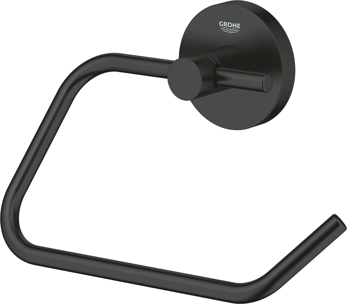 2377466 Grohe Toiletrulleholder Sort 2