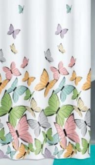 9120635 FORHÆNG BUTTERFLIES MULTI