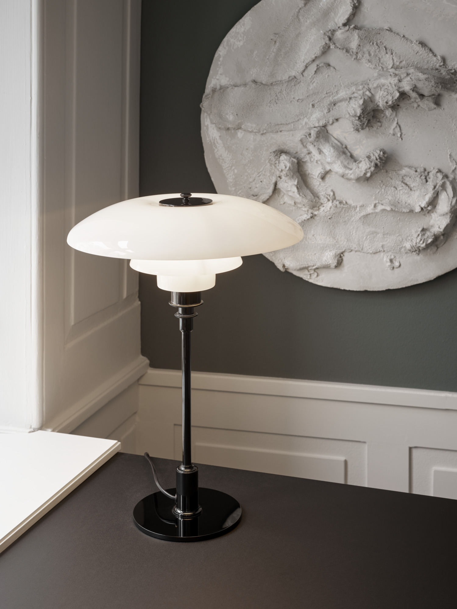 9120737 PH 3 2 GLAS BORDLAMPE SORT 5