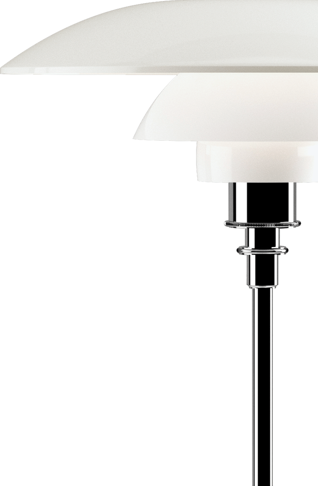 9120738 PH 3 2 GLAS BORDLAMPE KROM 2