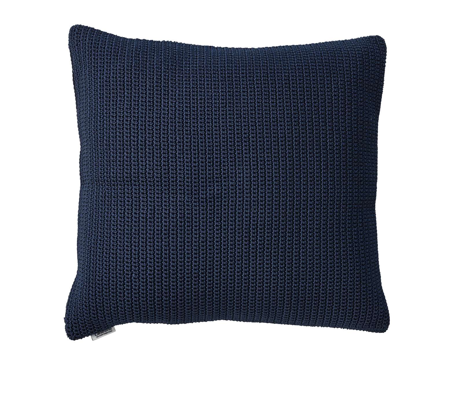 9120818 CANE LINE DIVINE PYNTEPUDE 50X50X12CM MØRKEBLÅ SELECTED PP STOF