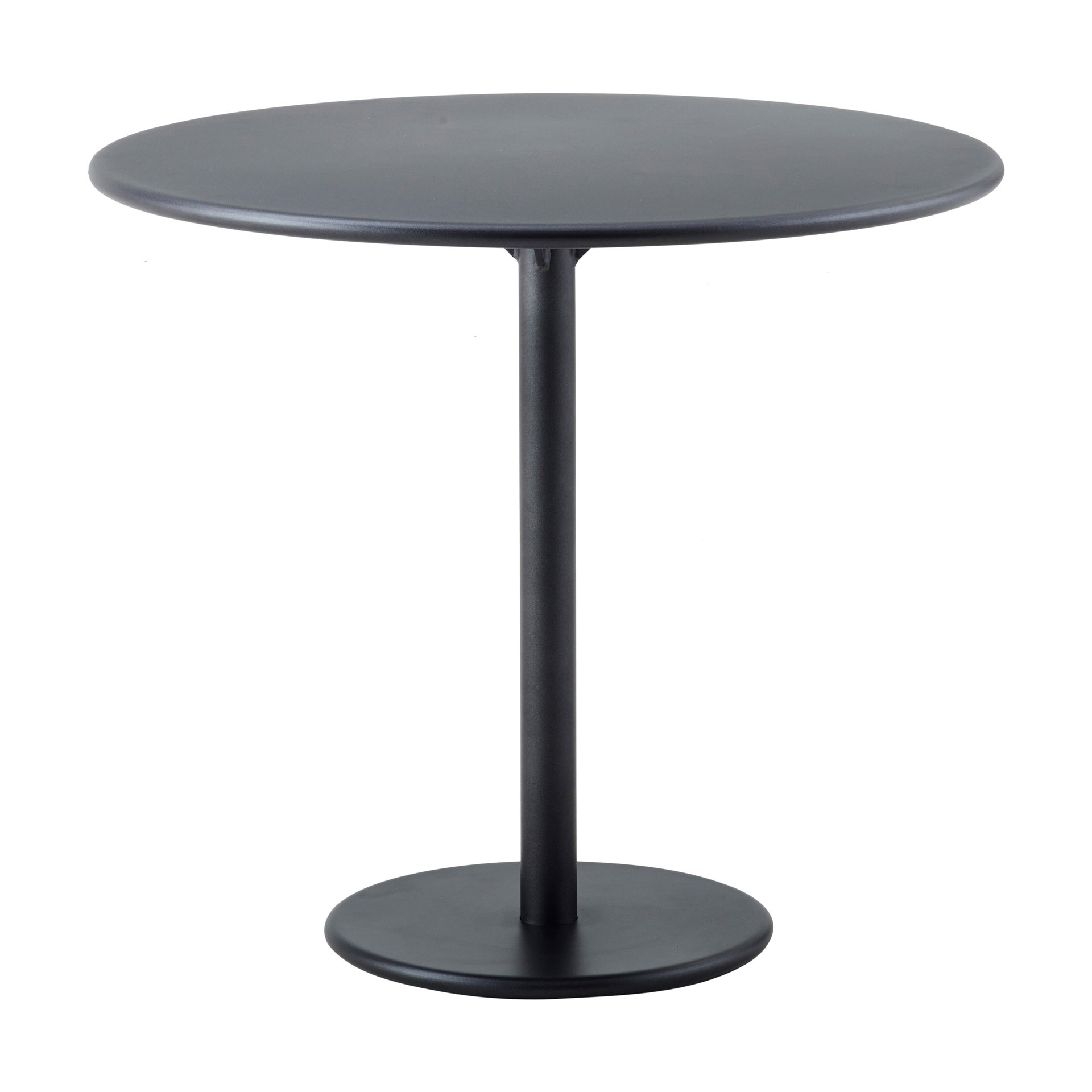 9120843 CANE LINE GO BORDPLADE Ø80CM GRÅ ALU