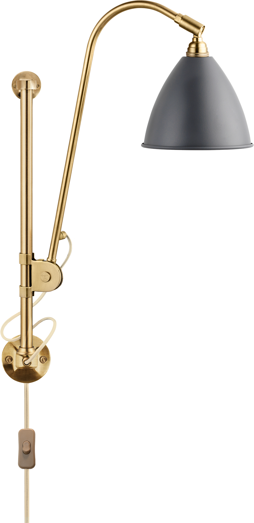 9120847 BESTLITE VÆGLAMPE BL5 MESSING