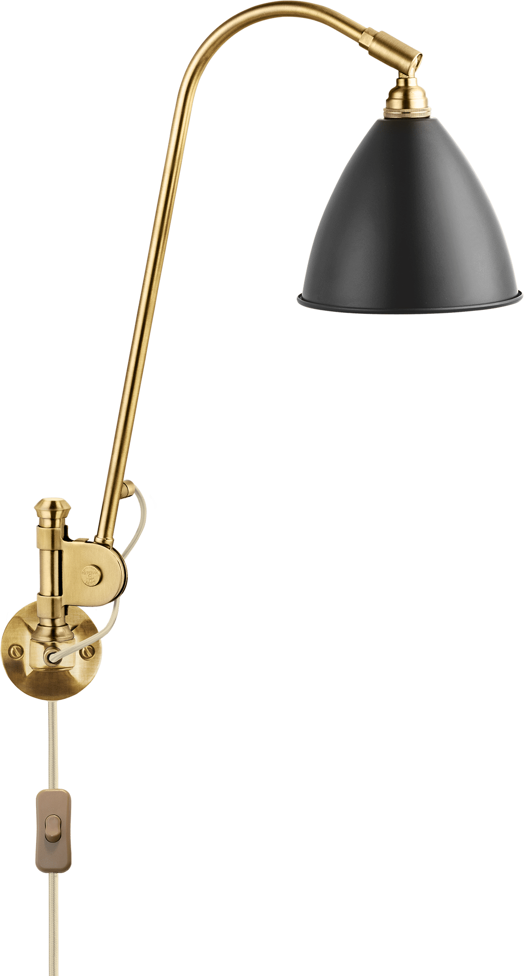9120850 BESTLITE VÆGLAMPE BL6 MESSING