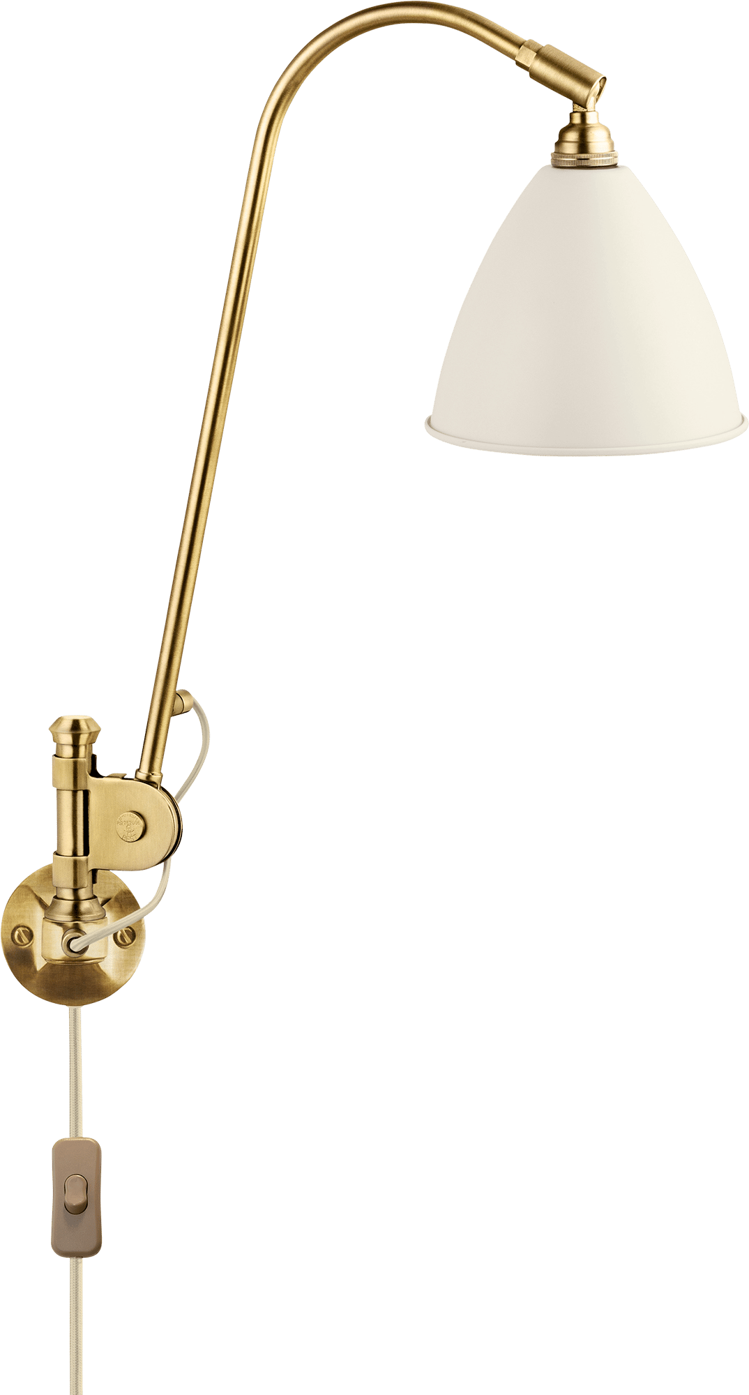 9120851 BESTLITE VÆGLAMPE BL6 MESSING
