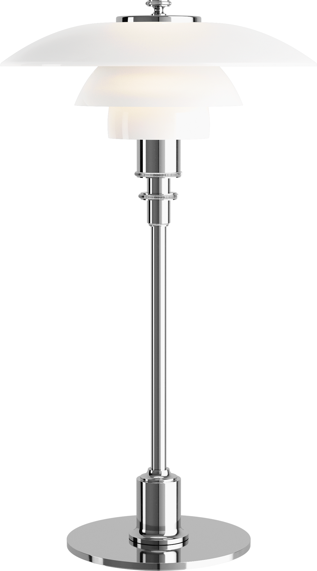 9121292 PH 2 1 BORDLAMPE KROM GLAS G9