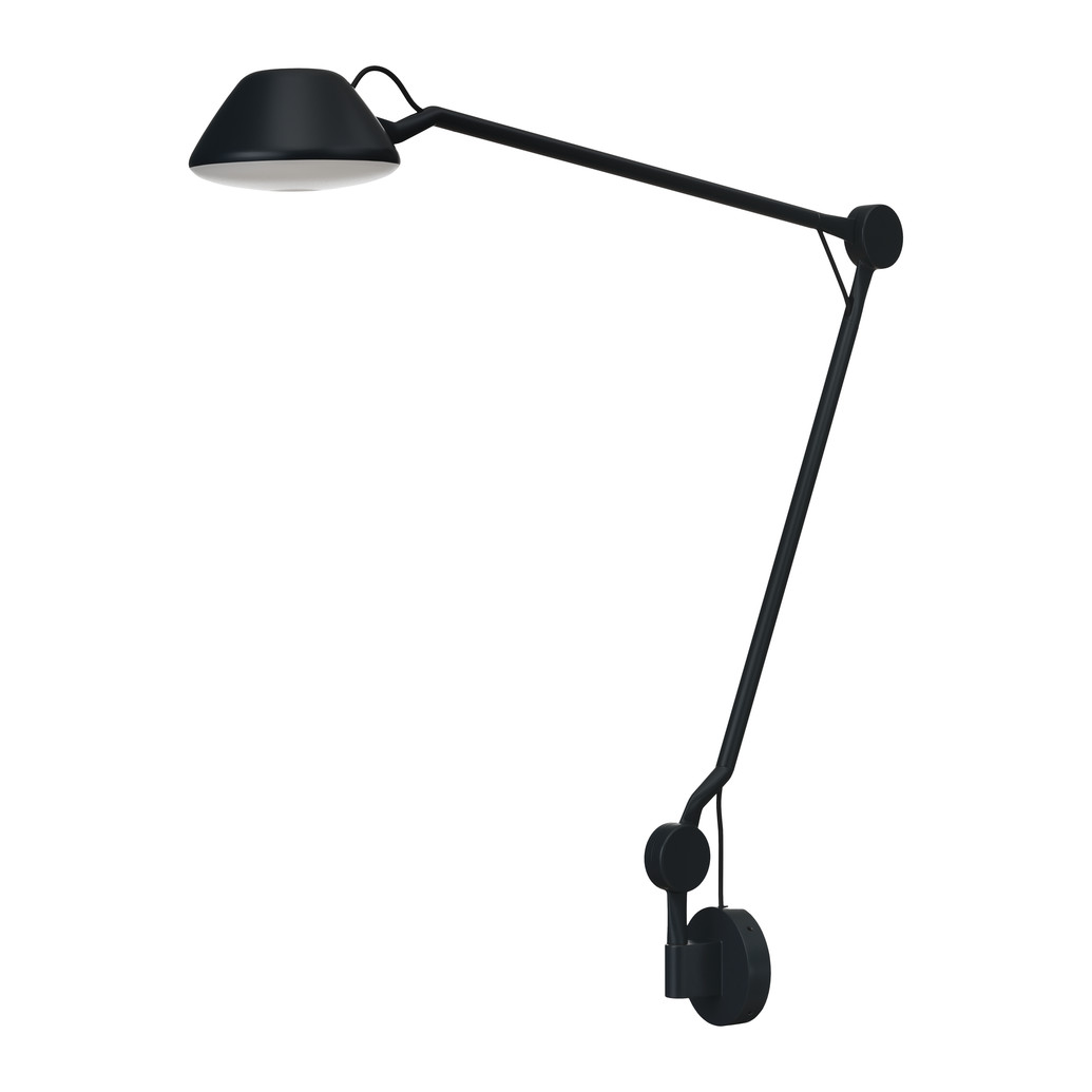 9124875 AQ01 VÆGLAMPE MAT SORT