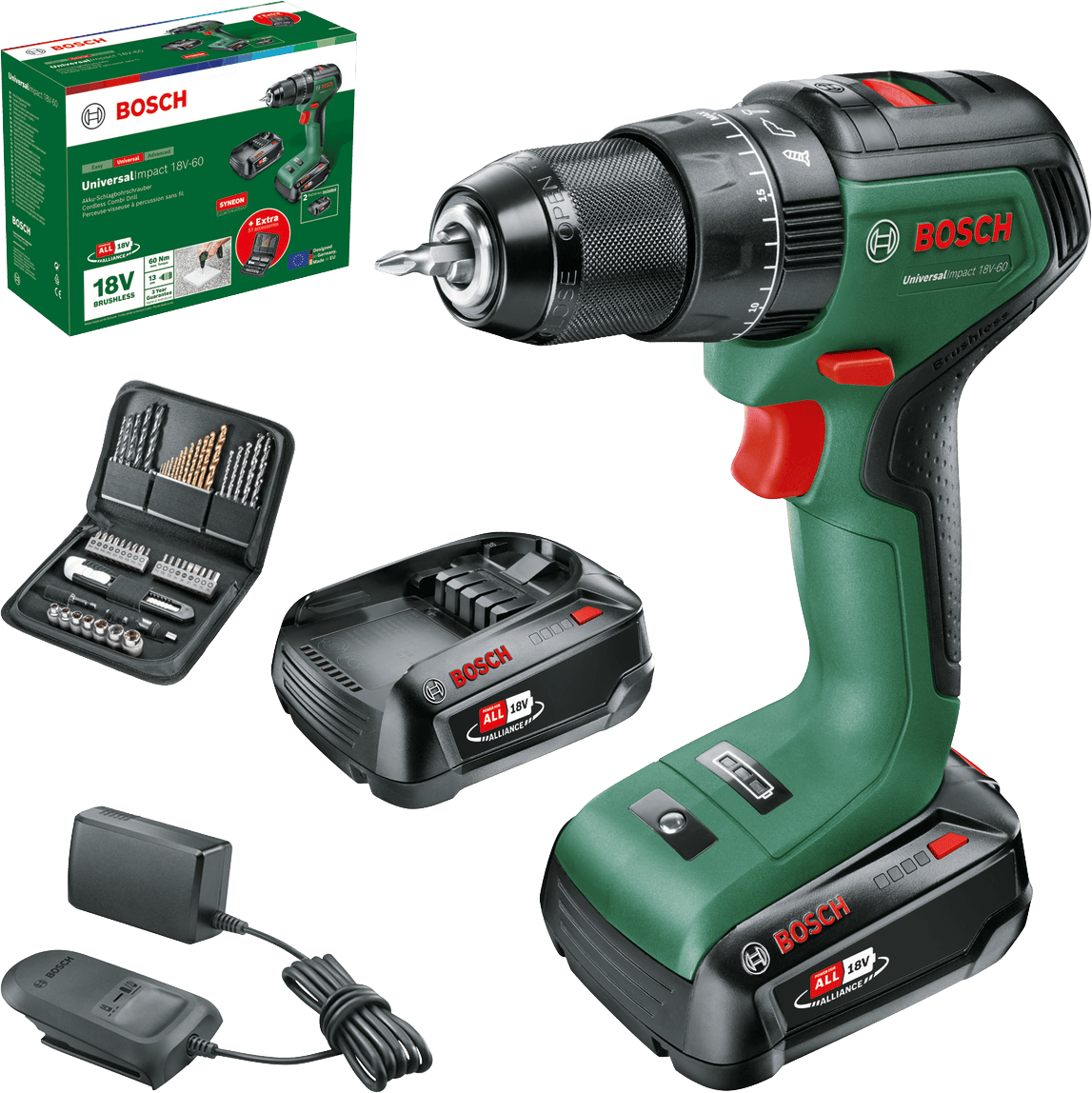 7442596 BOSCH 18V SLAGBOREMASKINE