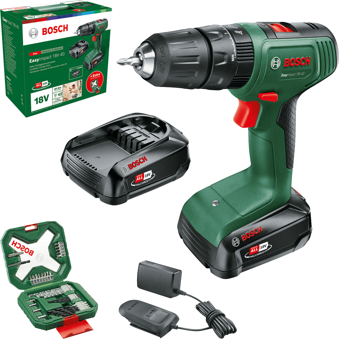 7442597 BOSCH 18V SLAGBOREMASKINE
