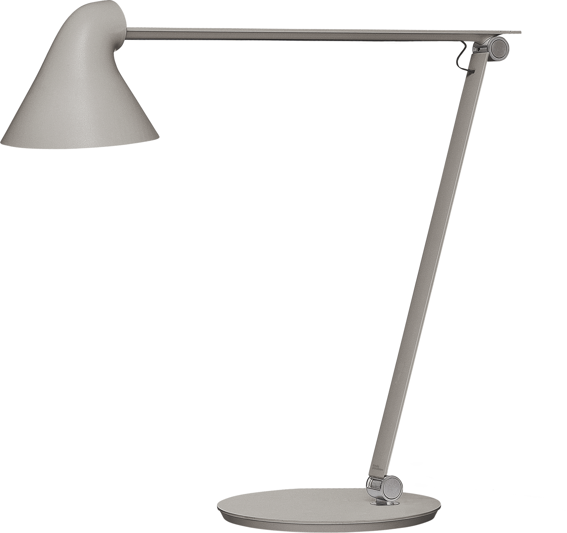 9125291 NJP BORDLAMPE LED 27K LYS GRÅ