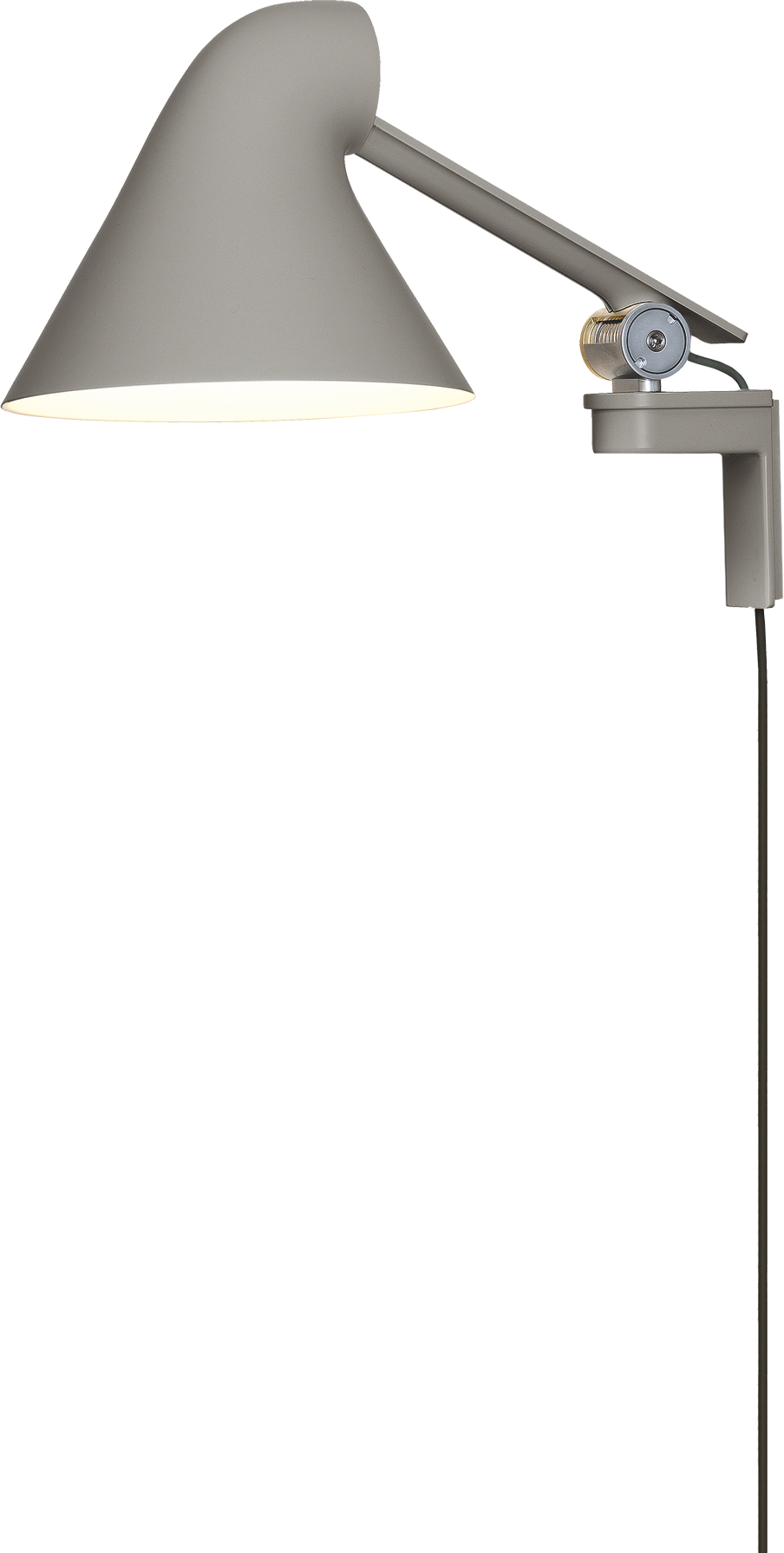 9125294 NJP VÆGLAMPE KORT LED 27K LYS GRÅ