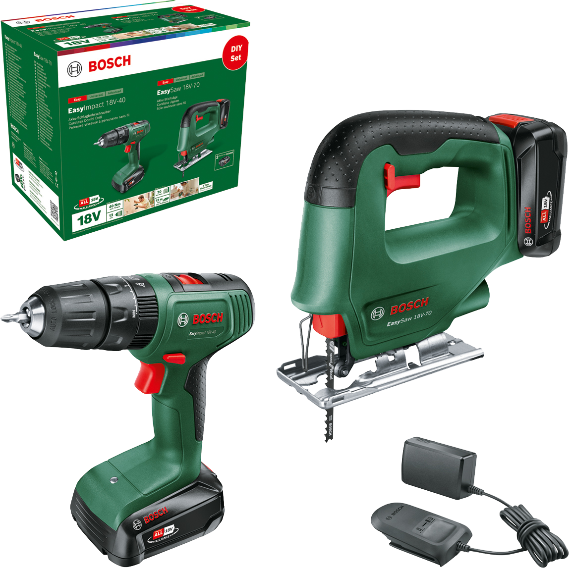 7442668 BOSCH 18V SLAGBOREMASKINESÆT