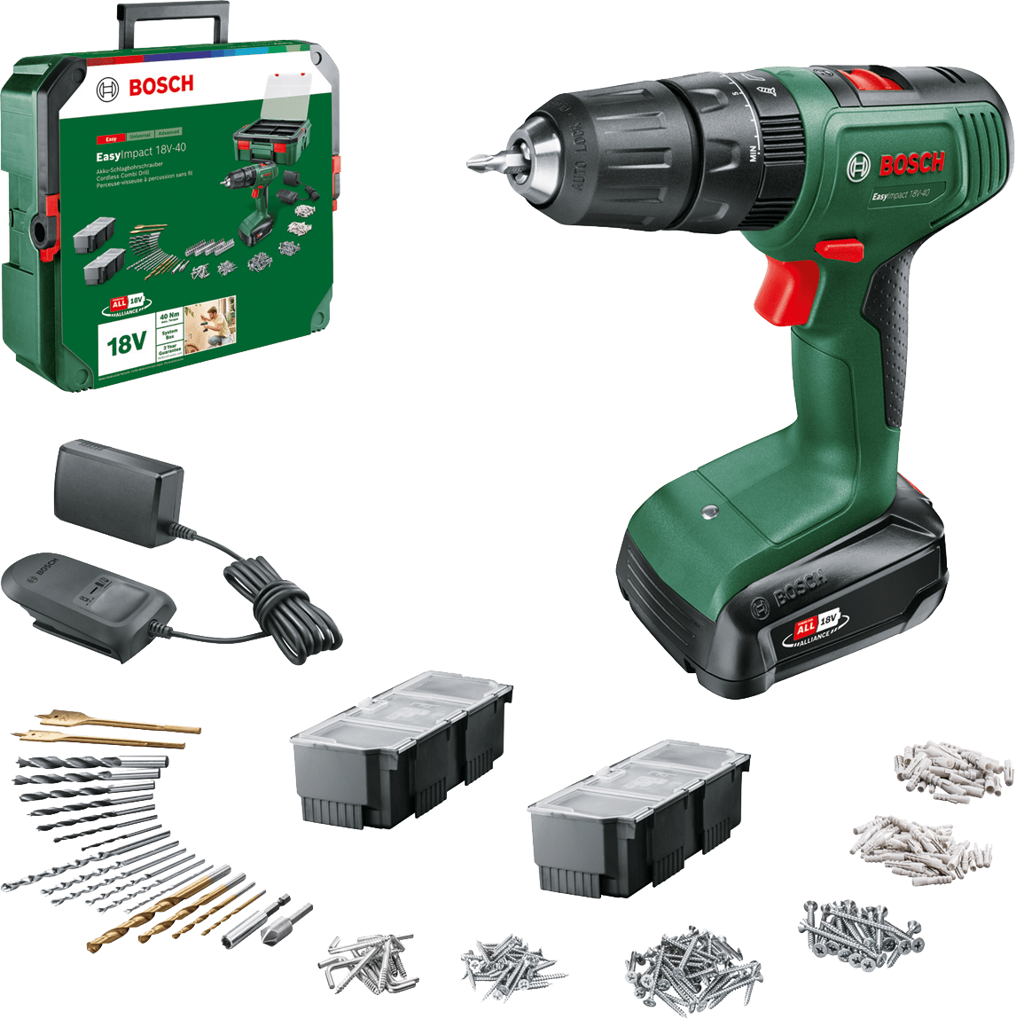 7442714 BOSCH 18V SLAGBOREMASKINE