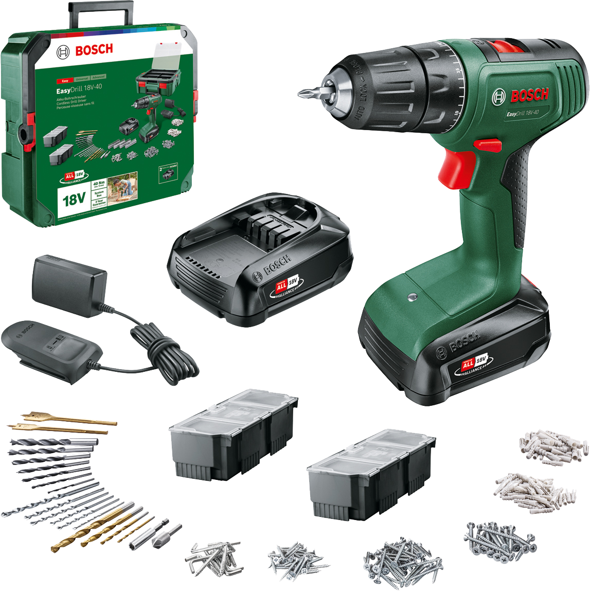 7442715 BOSCH 18V SKRUEMASKINE 18V 40