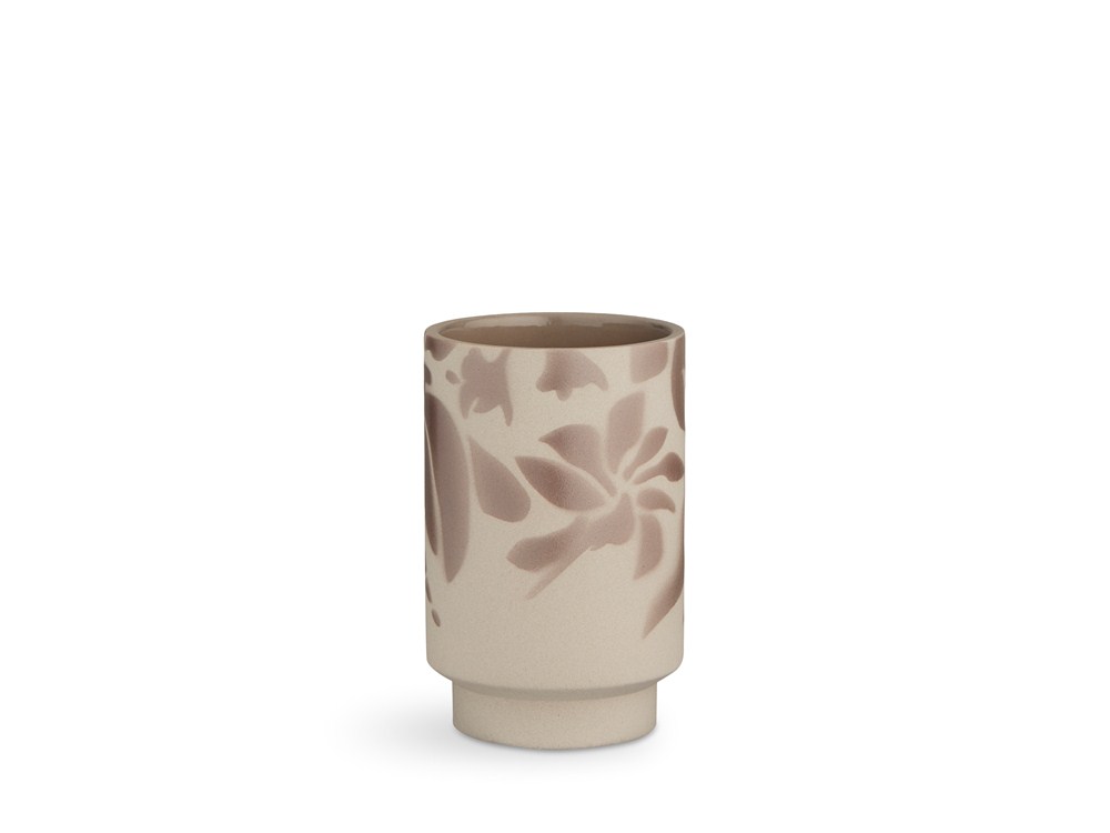 9128584 KABELL VASE STØVET ROSA 12,5CM