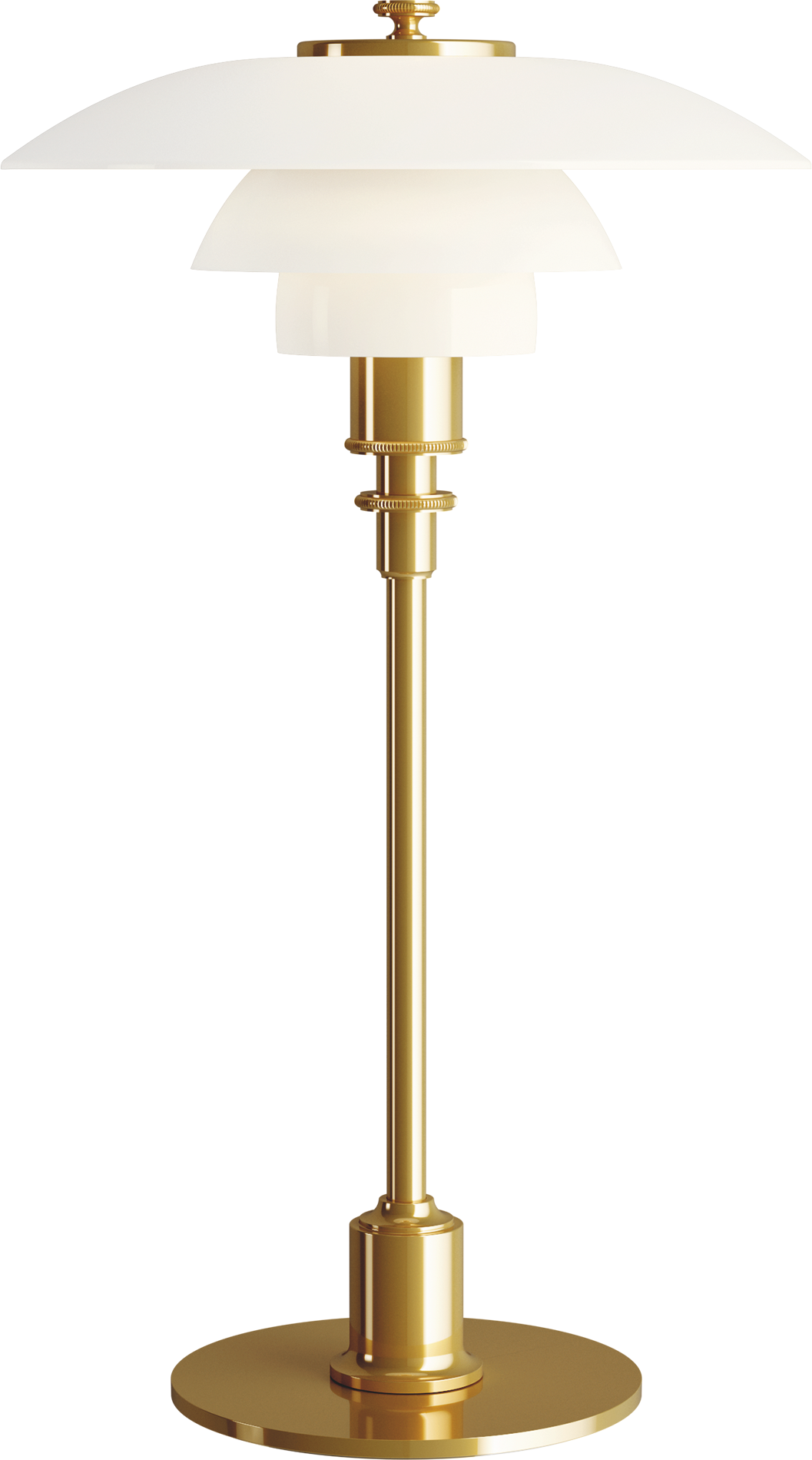 9130239 PH 2 1 BORDLAMPE 33W G9 MESSING PVD II