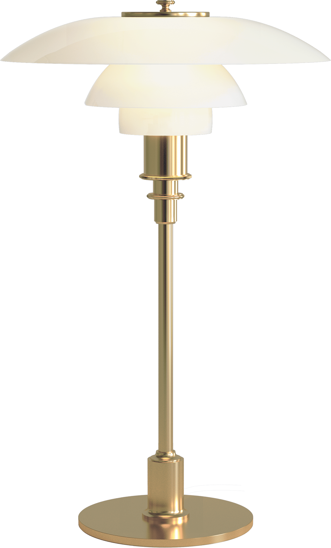9130241 PH 3 2 BORDLAMPE E14 MESSING PVD