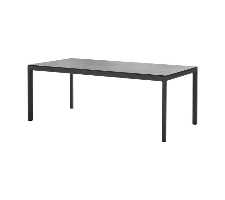 9131330 CANE LINE BORDPLADE FOSSILSORT KERAMIK 200X100CM PASSER TIL DROP OG PURE UNDERSTEL