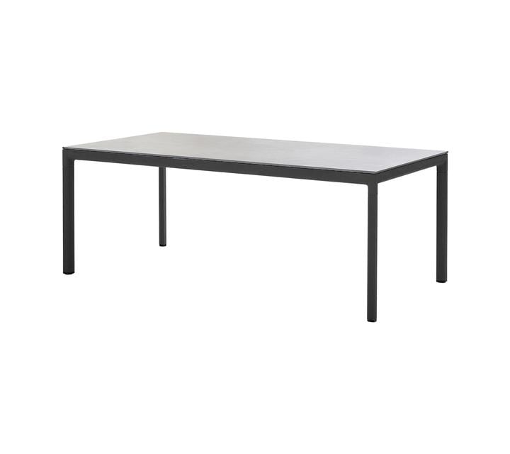 9131331 CANE LINE BORDPLADE FOSSILGRÅ KERAMIK 200X100CM PASSER TIL DROP OG PURE UNDERSTEL