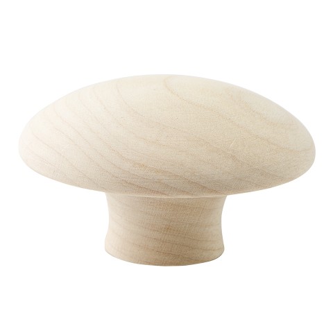 9131749 MØBELKNOP MUSHROOM Ø50MM UBEHANDLET BIRKETRÆ