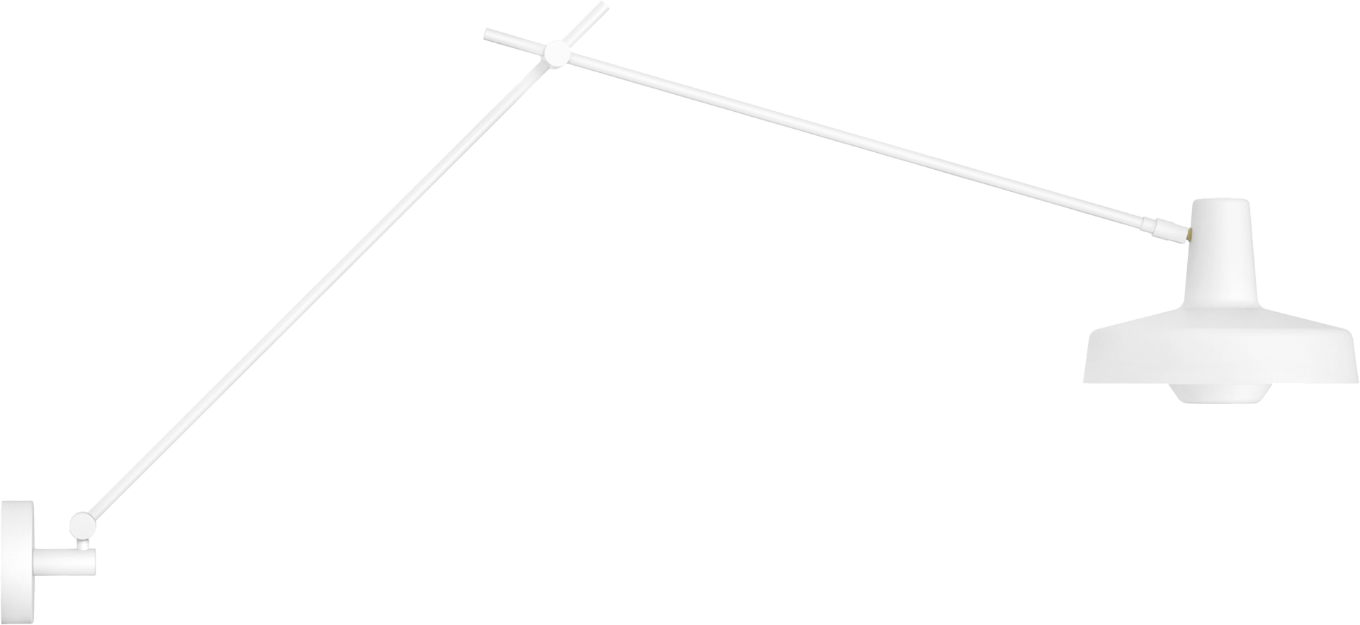 9132747 ARIGATO VÆGLAMPE LARGE HVID 1