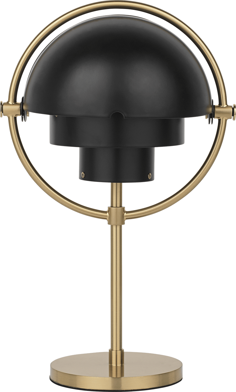 9146159 Multi Lite Portable Lamp Brass Black Semi Matt