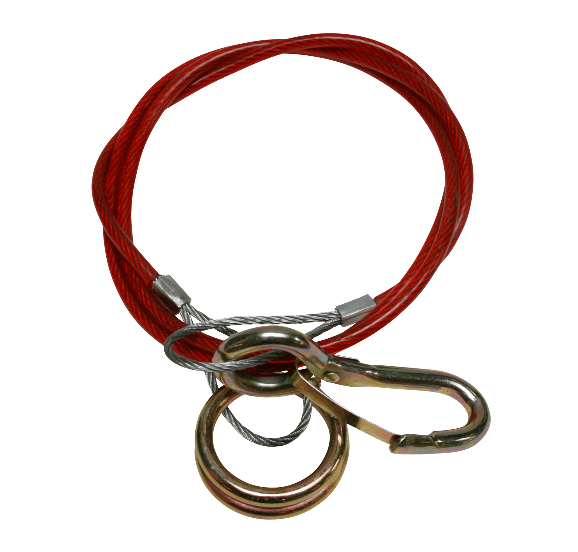 9136090 SIKKERHEDSWIRE 100MM MED RING