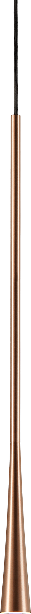 9137531 DROP S2 PENDEL 90CM ROSEGOLD