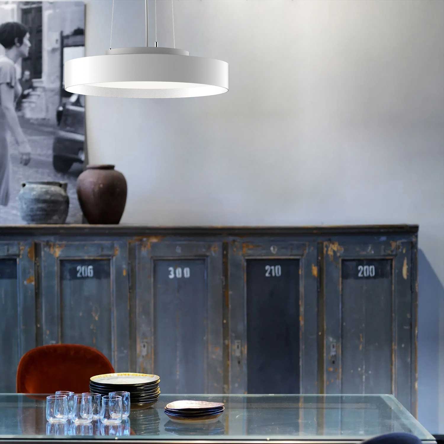 9139077 LUCIA 45 LOFTLAMPE HVID 1
