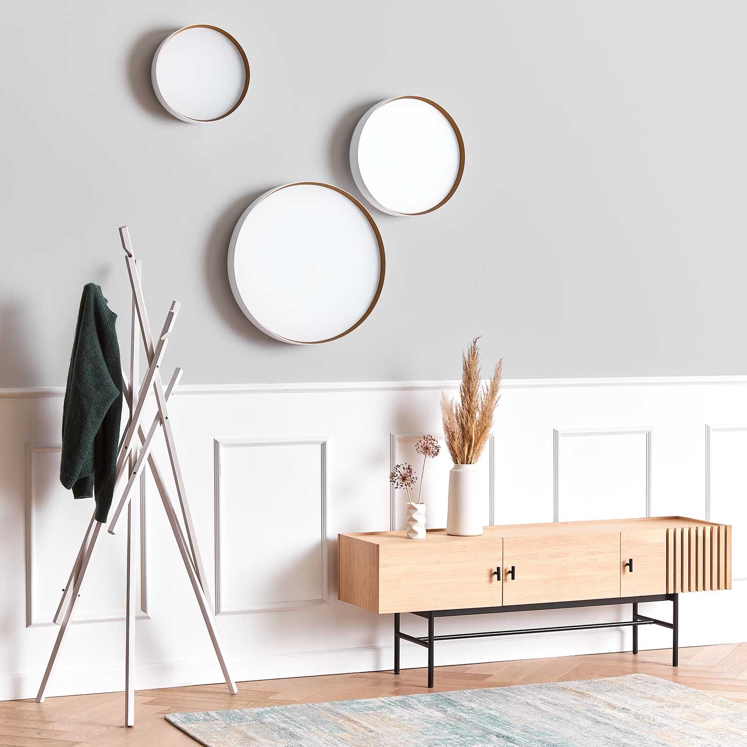 9139084 LUCIA 60 LOFTLAMPE HVIDGULD 1