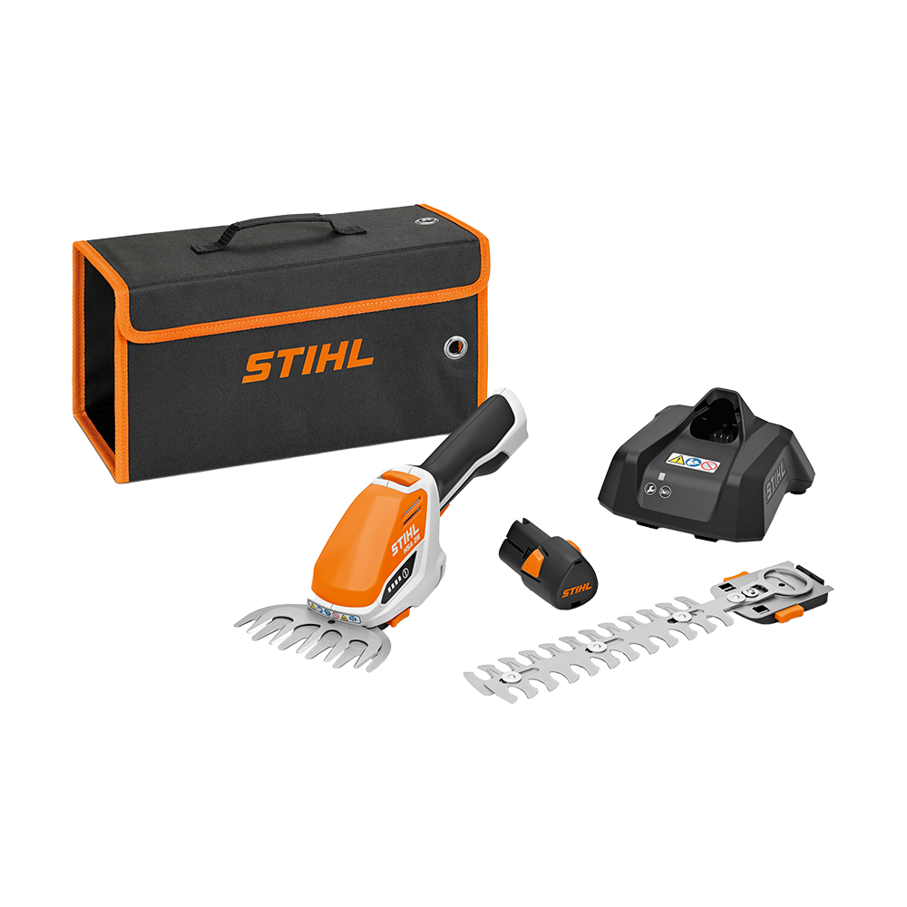 9139453 STIHL BUSKTRIMMER HSA 26 MED BATTERI OG LADER