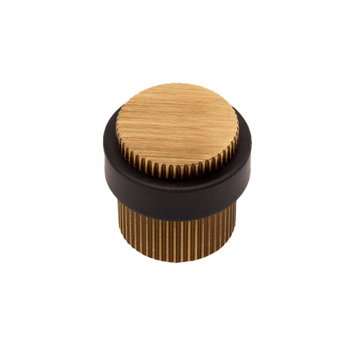 9140591 DORSTOPPER HELIX STRIPE 32X38 ANTIK BRONZE TIL GULV
